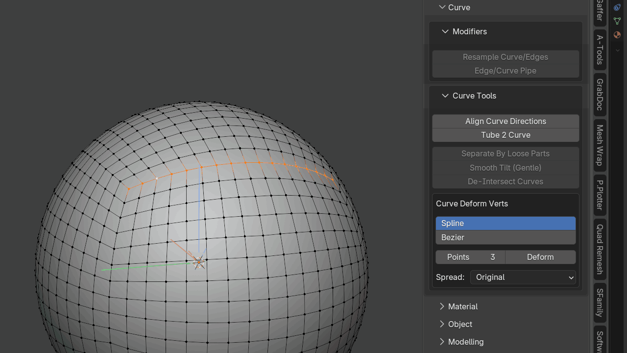 Curve Deform Verts