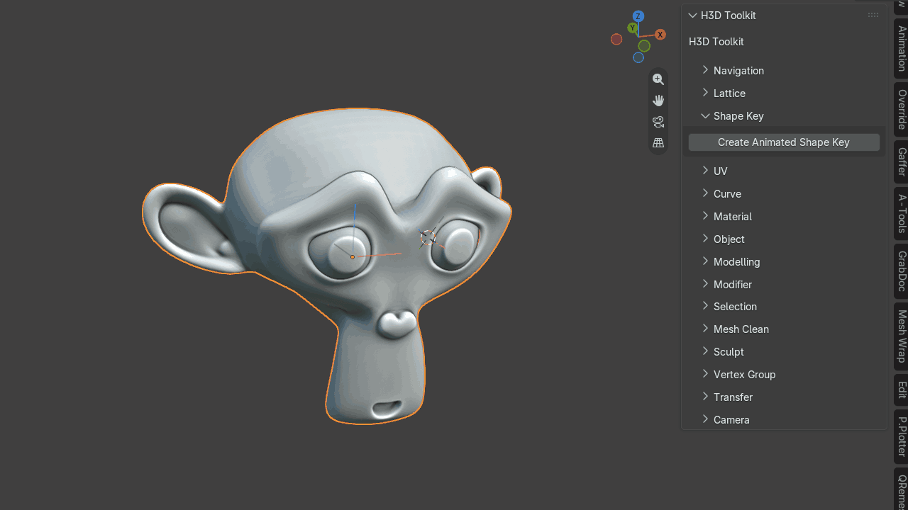 Create Animated Shape Key